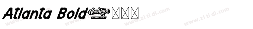 Atlanta Bold字体转换
